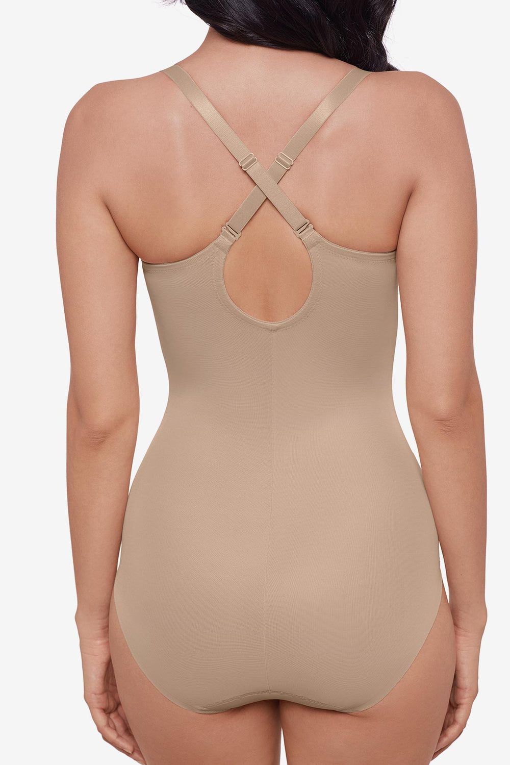 Sexy Sheer Shaping Padded Cup Bodysuit in Warm Beige Warm Beige | Miraclesuit