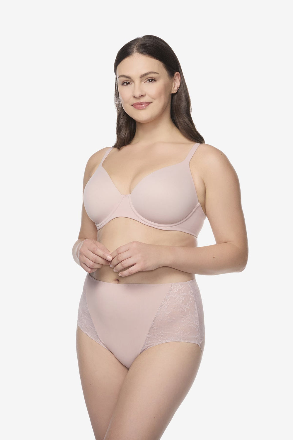 TC Luxe Dreamer Modern Brief in Deep Black White | Miraclesuit