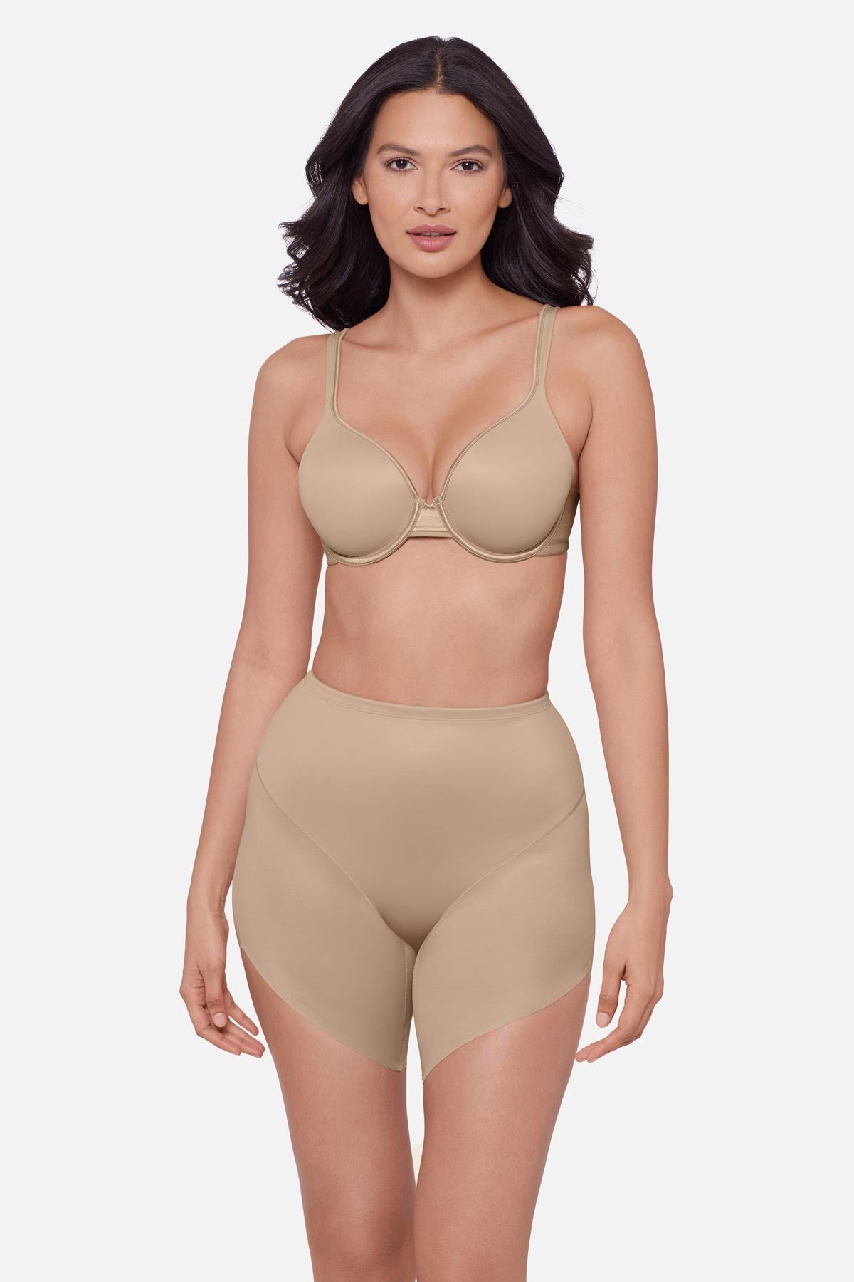 Showstopped Slanted Hem Shaping Short Black | Miraclesuit