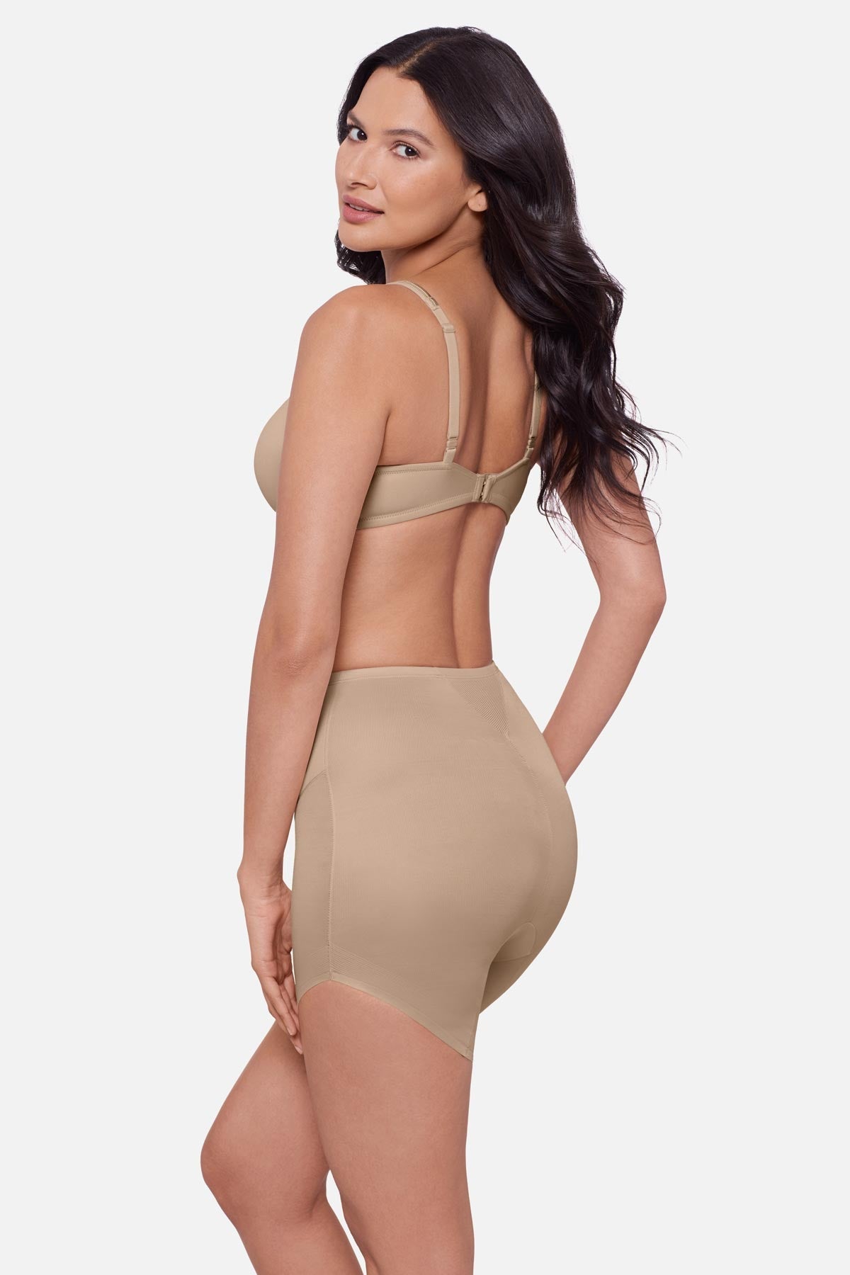 Showstopped Slanted Hem Shaping Short Black | Miraclesuit