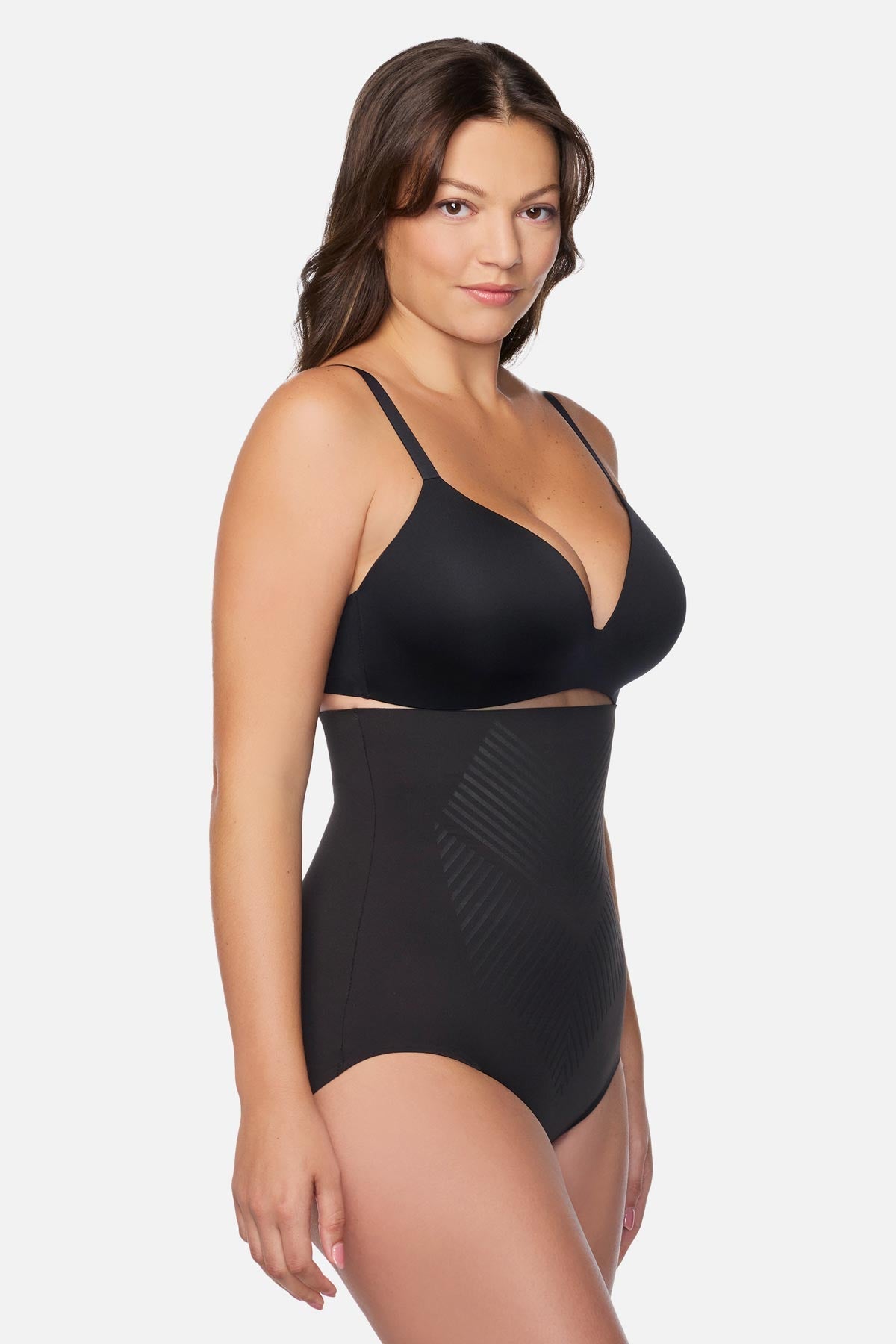 TC Iconic Core Extra Firm High Waist Shaping Brief Black | Miraclesuit