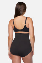 TC Iconic Core Extra Firm High Waist Shaping Brief Black | Miraclesuit