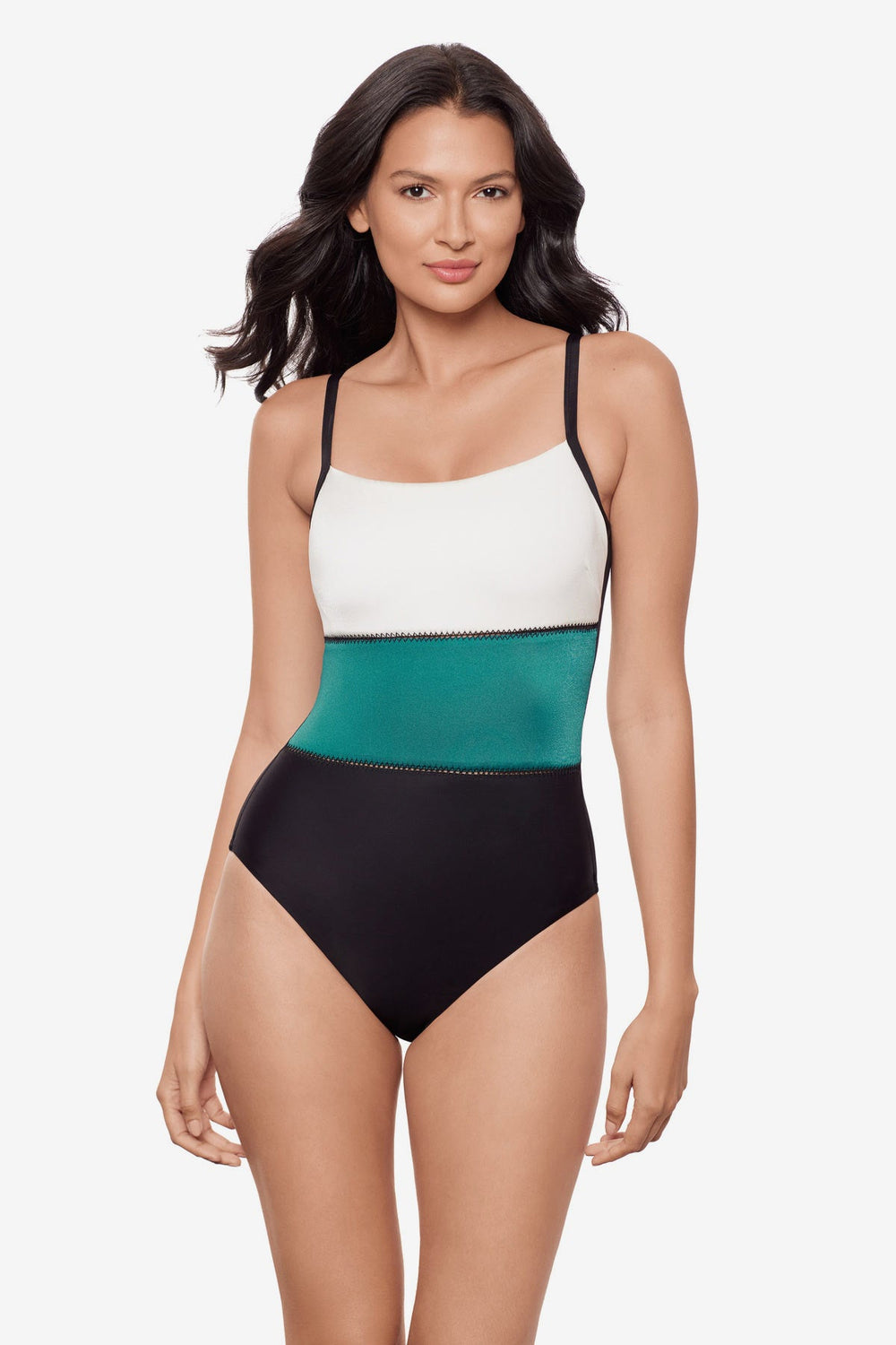 Trifecta One Piece in Spectra Blue/Black | Miraclesuit