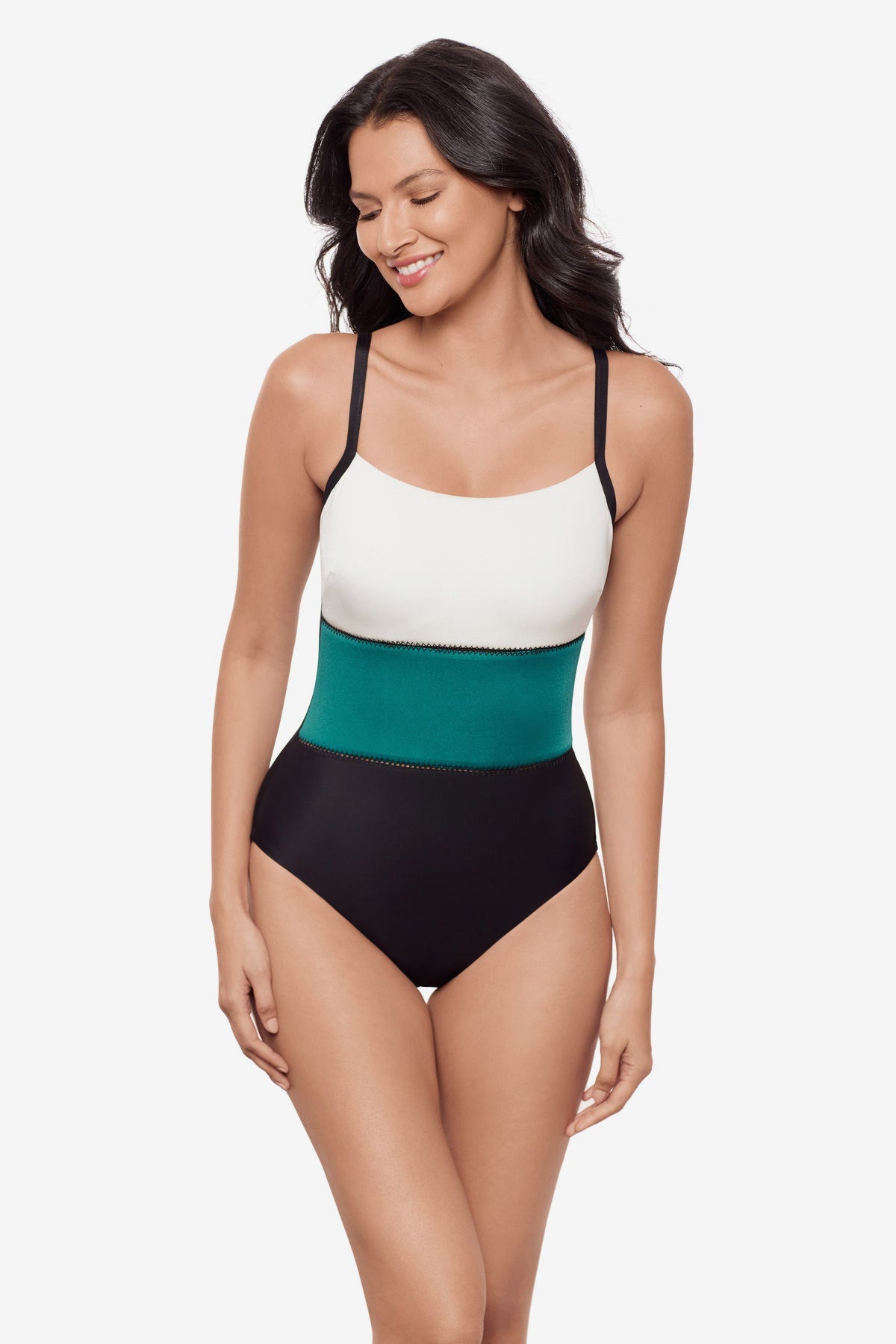 Trifecta One Piece in Spectra Blue/Black | Miraclesuit