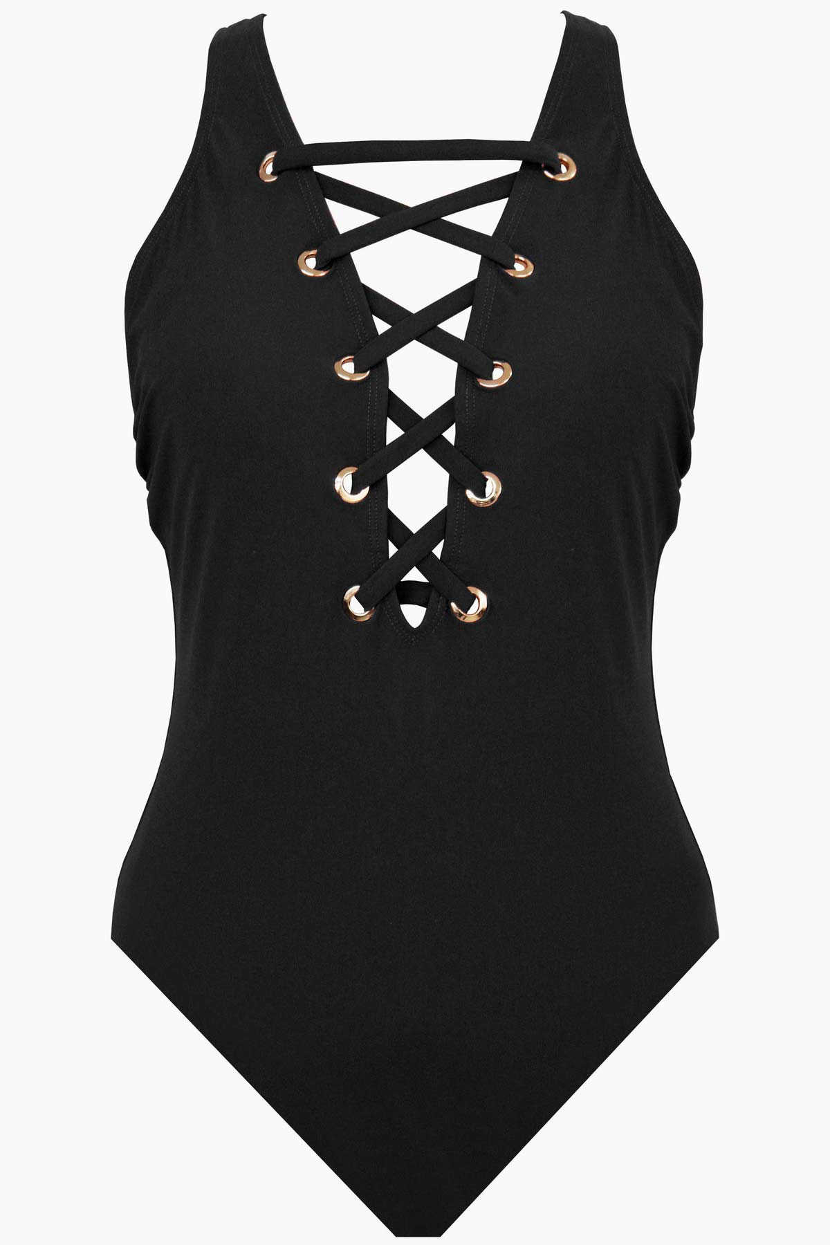 Amoressa Lace Up One Piece New Moon | Miraclesuit