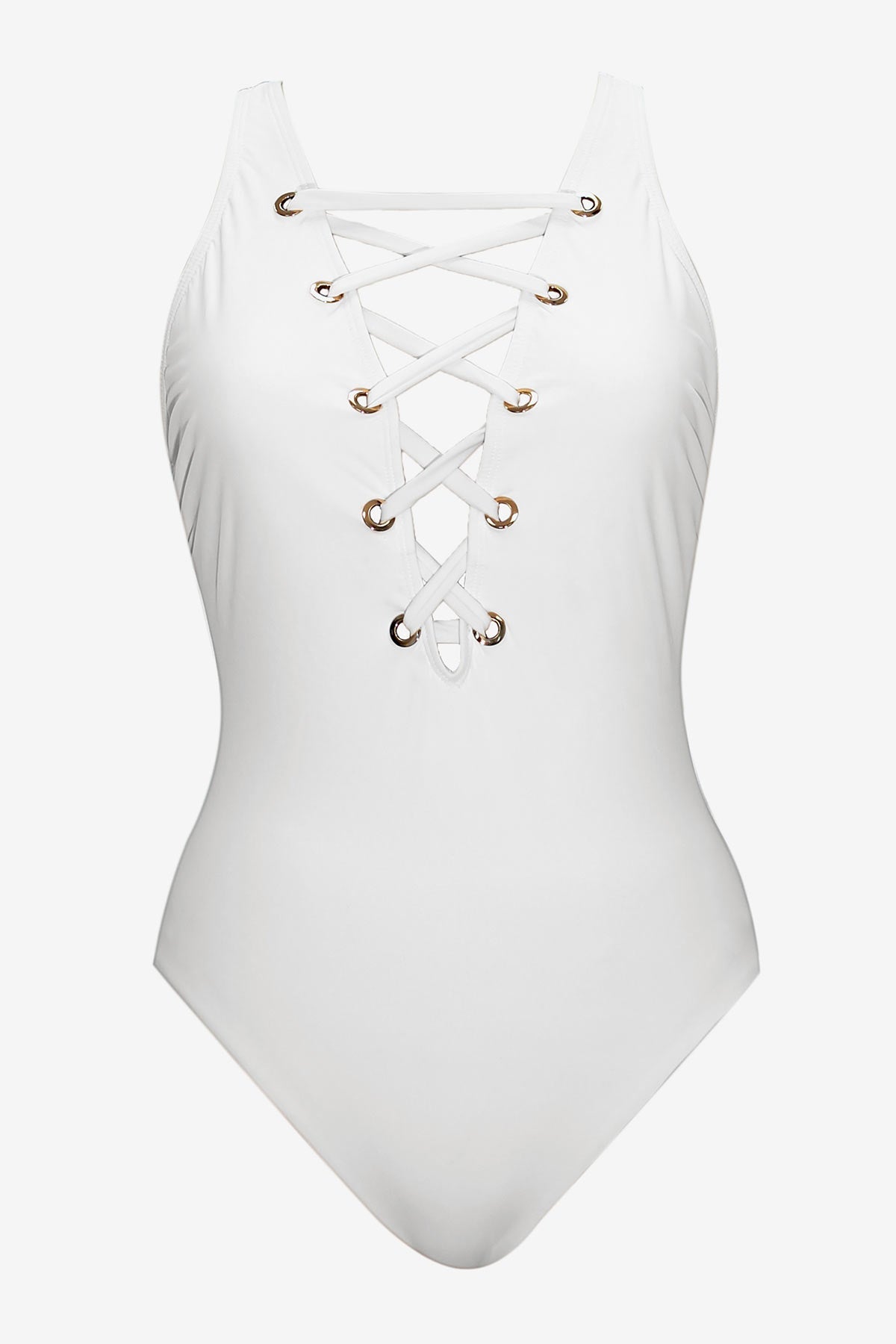 Amoressa Lace Up One Piece New Moon | Miraclesuit