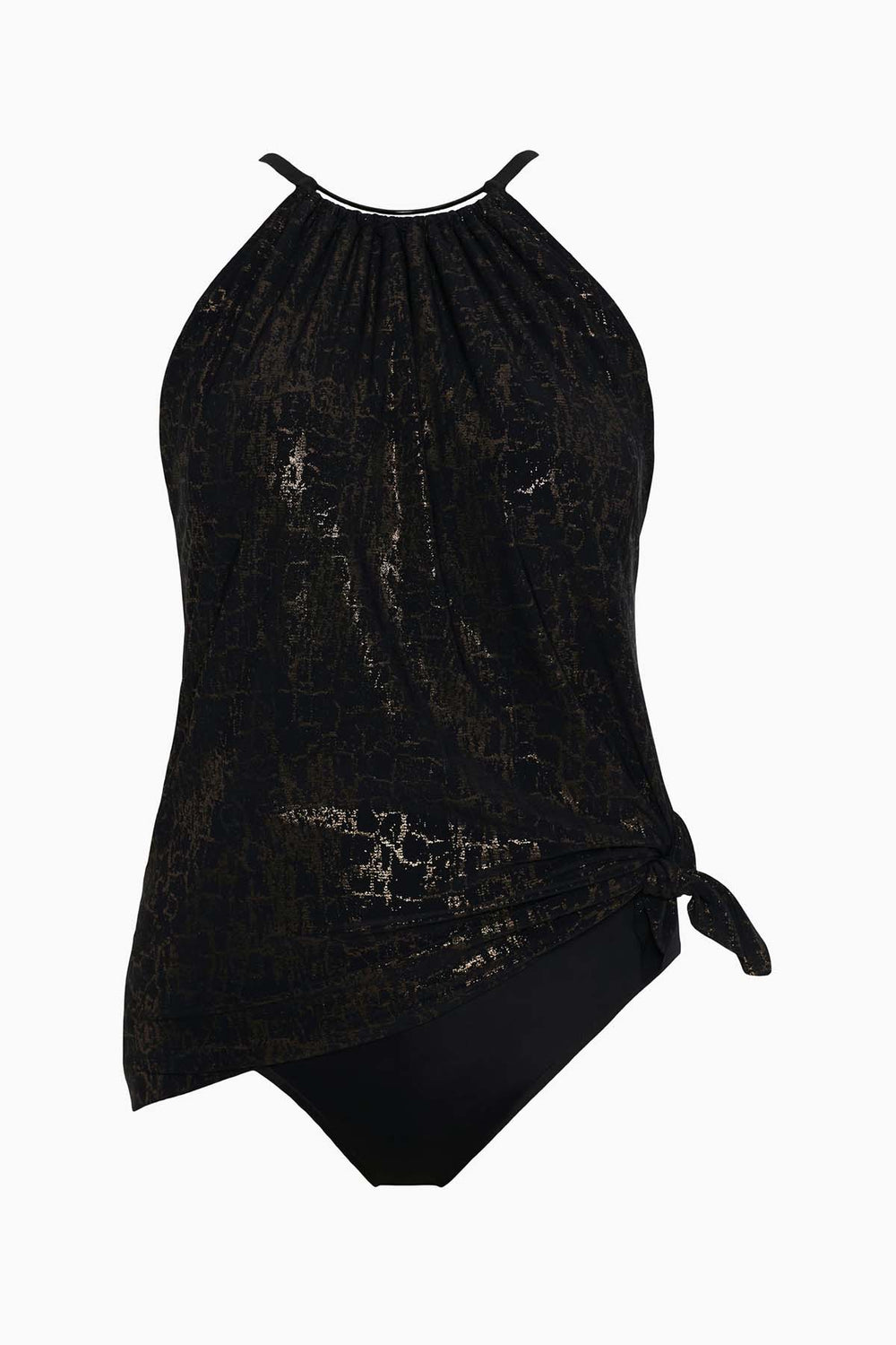 Magicsuit Komodo Parker Underwire One Piece Swim Dress Black/Multi | Miraclesuit