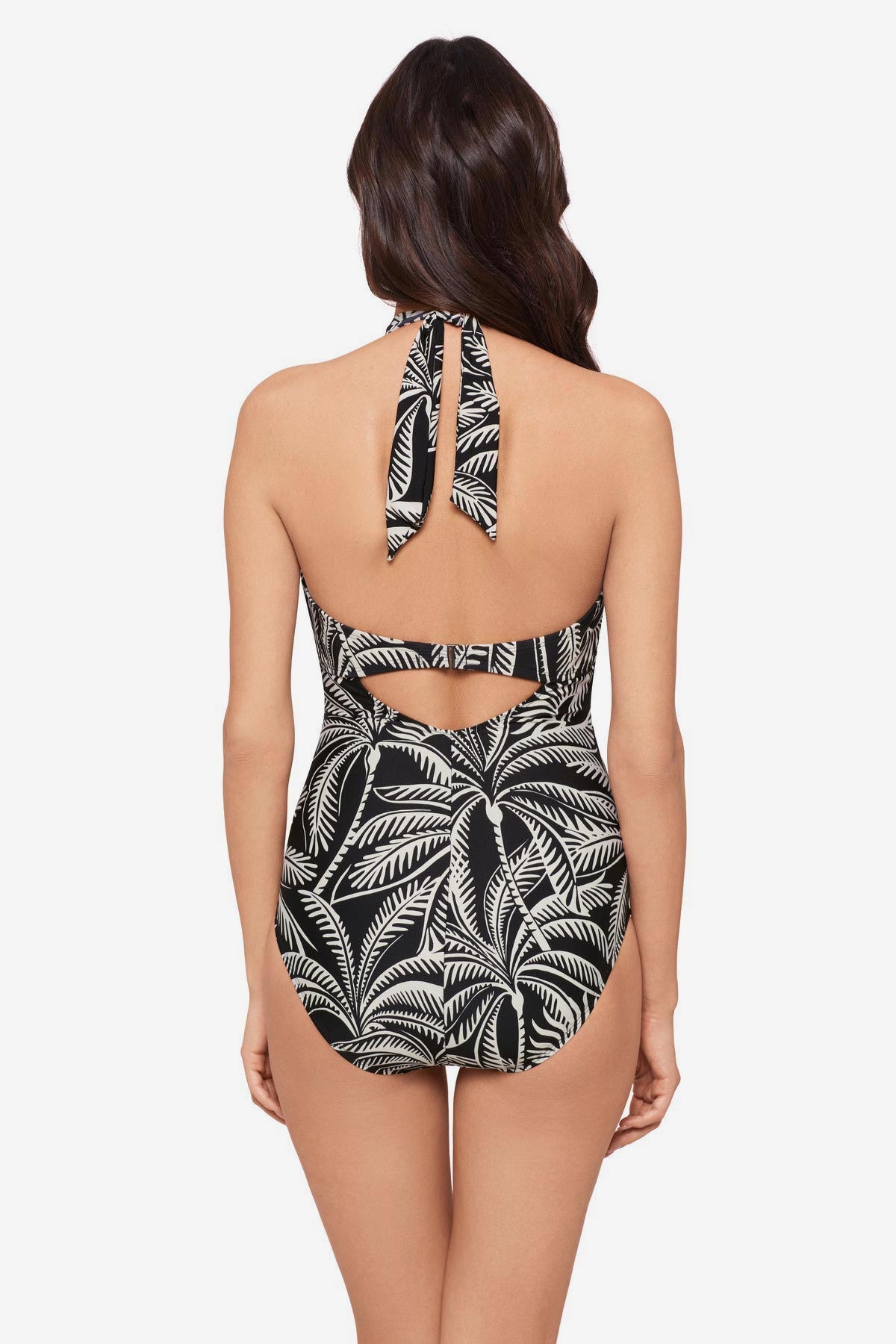 Magicsuit Hearts Of Palm Joelle One Piece Swimsuit Black/Multi | Miraclesuit