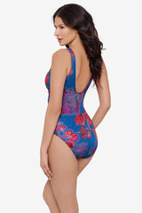 Swizzle One Piece Swimsuit in Decoupage Multi | Miraclesuit