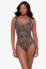 Escape One Piece Swimsuit in Scandale Black/Multi | Miraclesuit