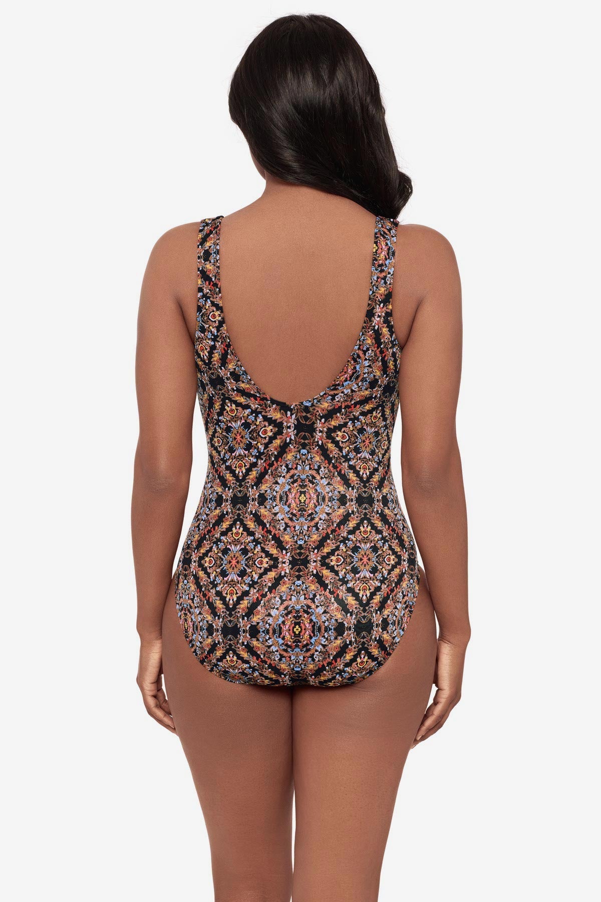 Escape One Piece Swimsuit in Scandale Black/Multi | Miraclesuit