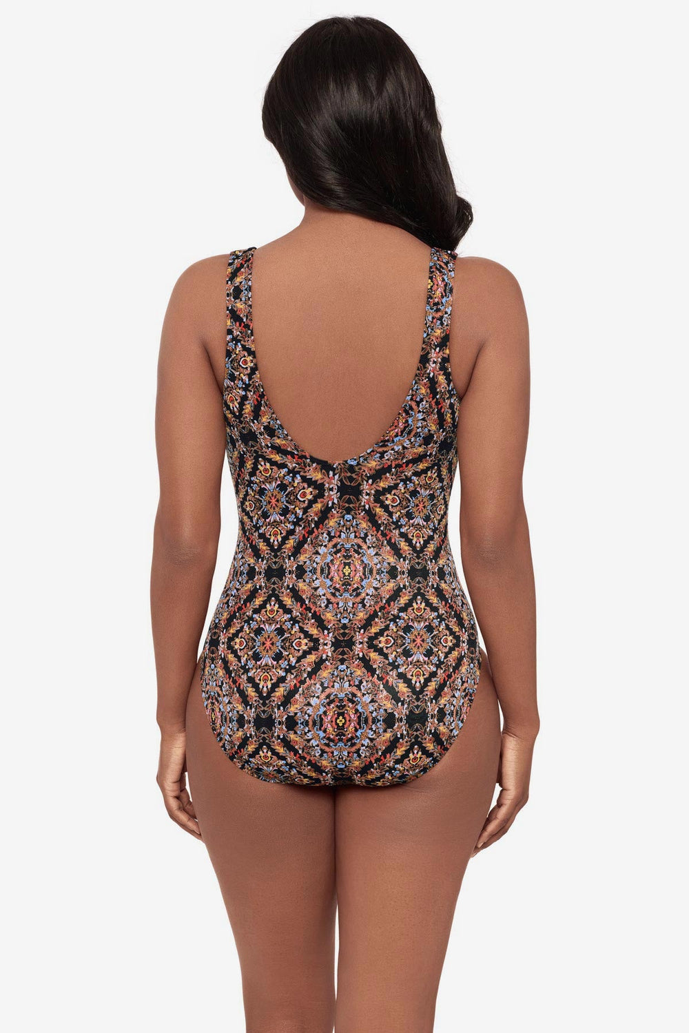 Escape One Piece Swimsuit in Scandale Black/Multi | Miraclesuit