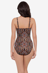 Kara One Piece Swimsuit in Scandale Black/Multi | Miraclesuit