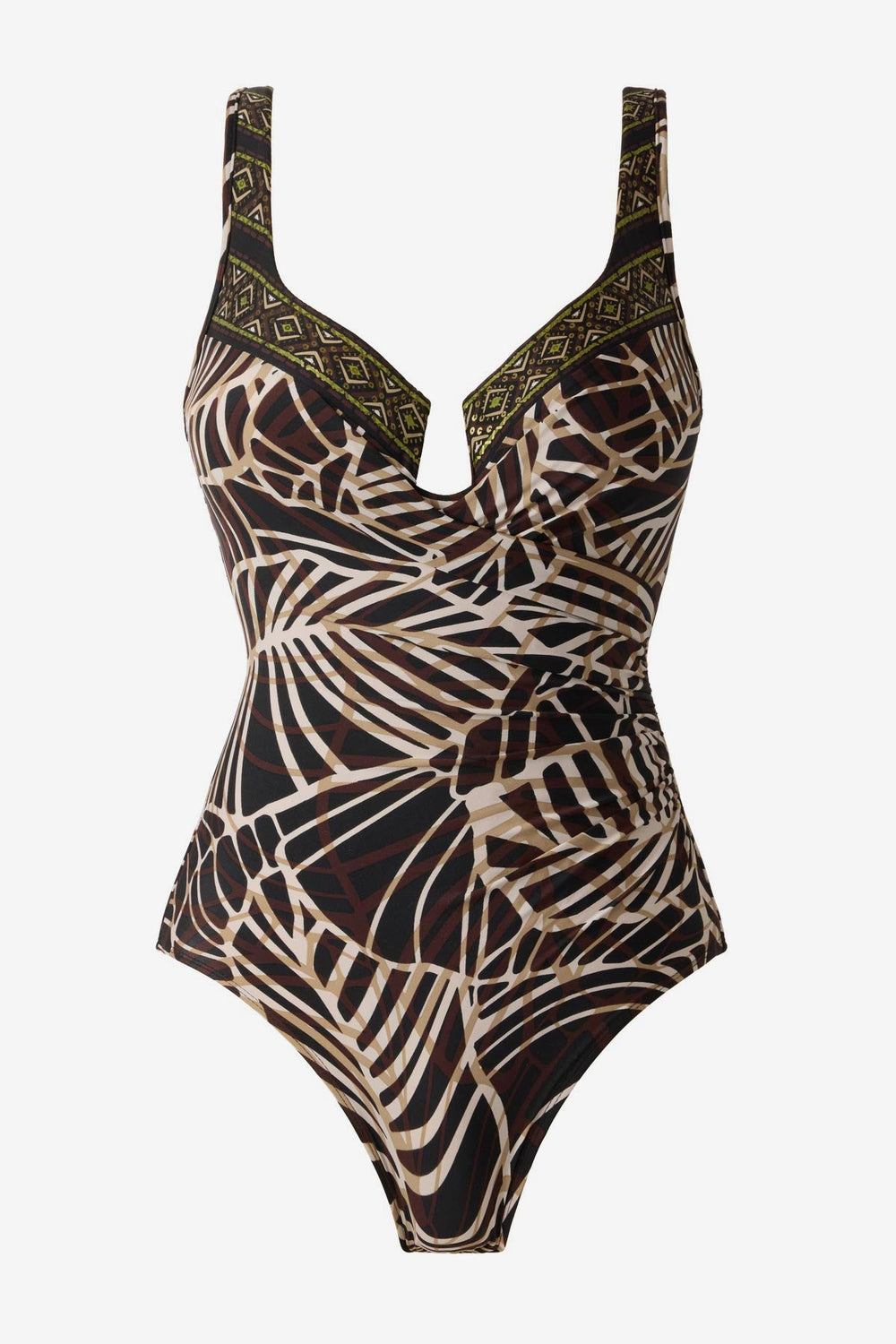 Escape One Piece Swimsuit in Let's Be Fronds Black/Multi | Miraclesuit