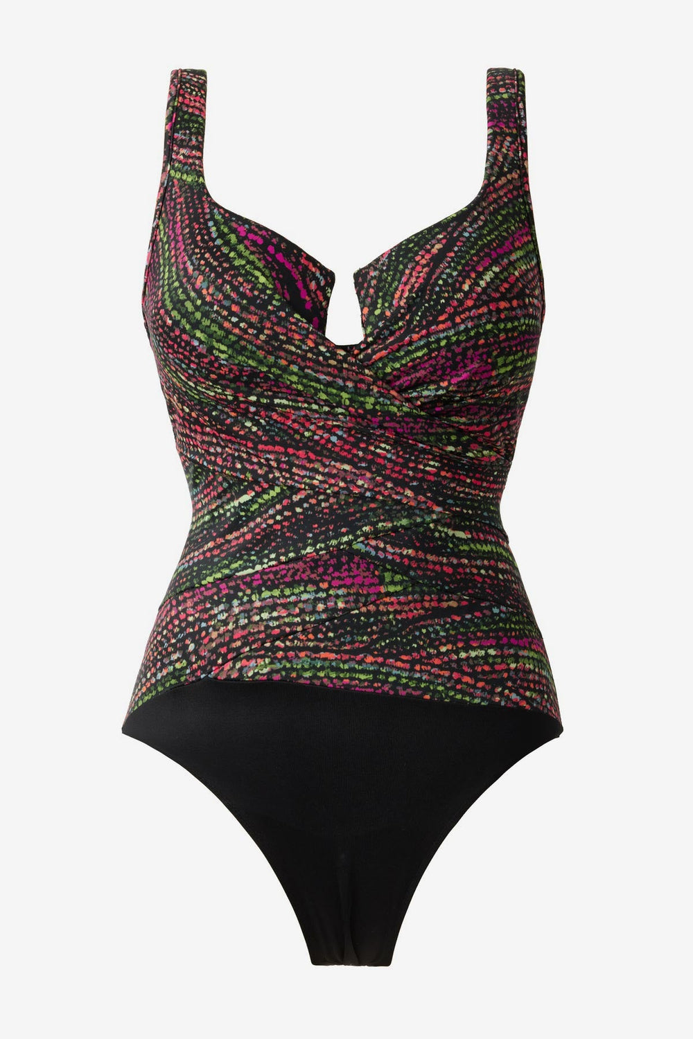 Escape One Piece Swimsuit in Light Show Black/Multi | Miraclesuit