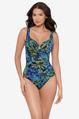 Escape One Piece Swimsuit in Gasparilla Black/Multi | Miraclesuit