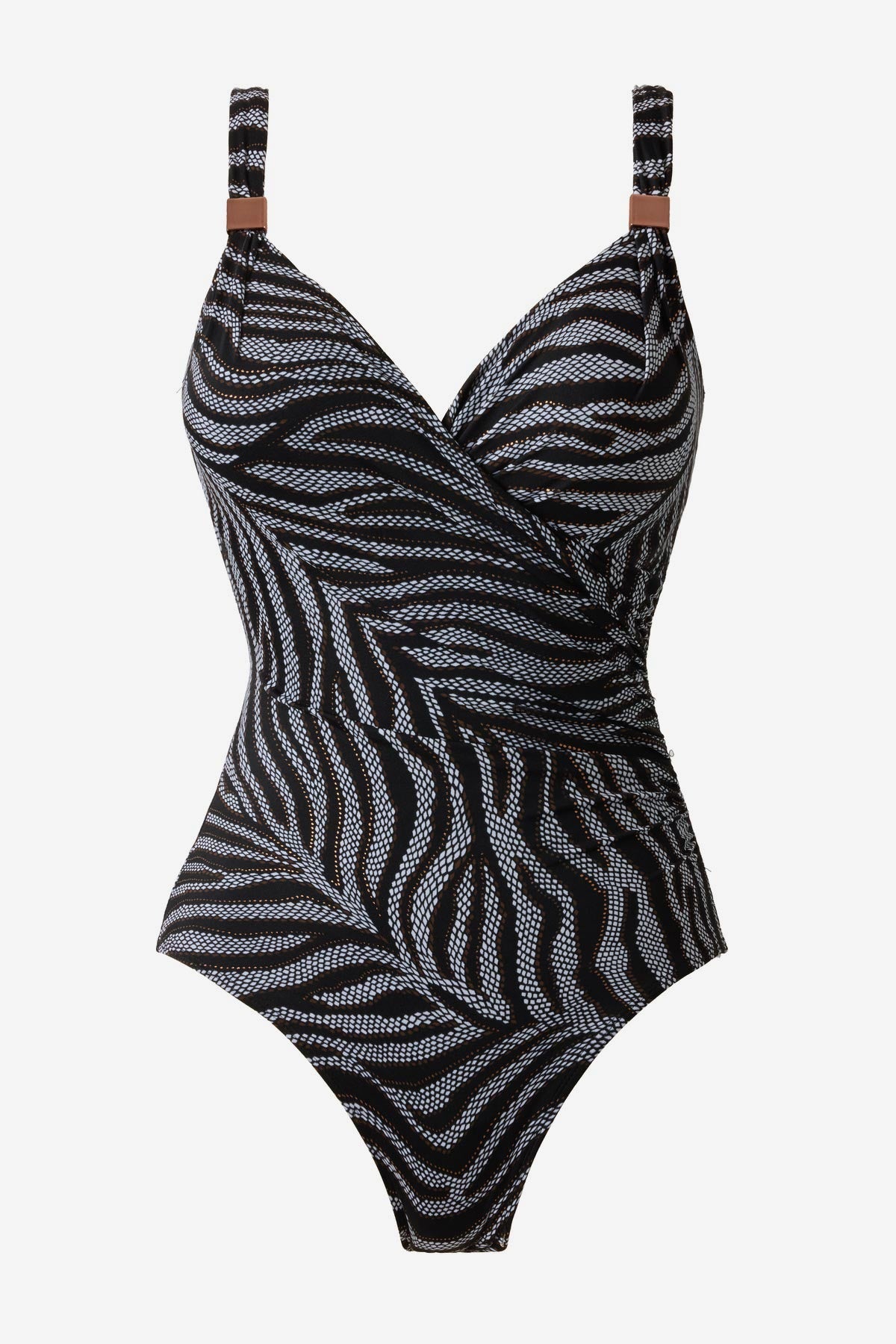 Siren One Piece Swimsuit in Zirconic Black/White | Miraclesuit