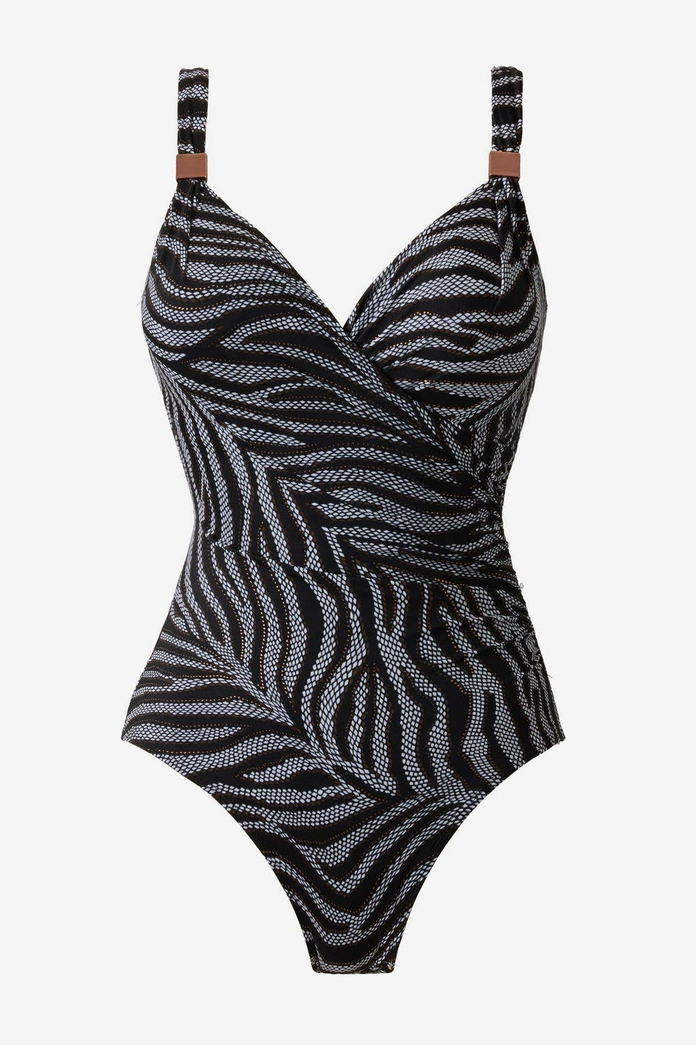 Siren One Piece Swimsuit in Zirconic Black/White | Miraclesuit