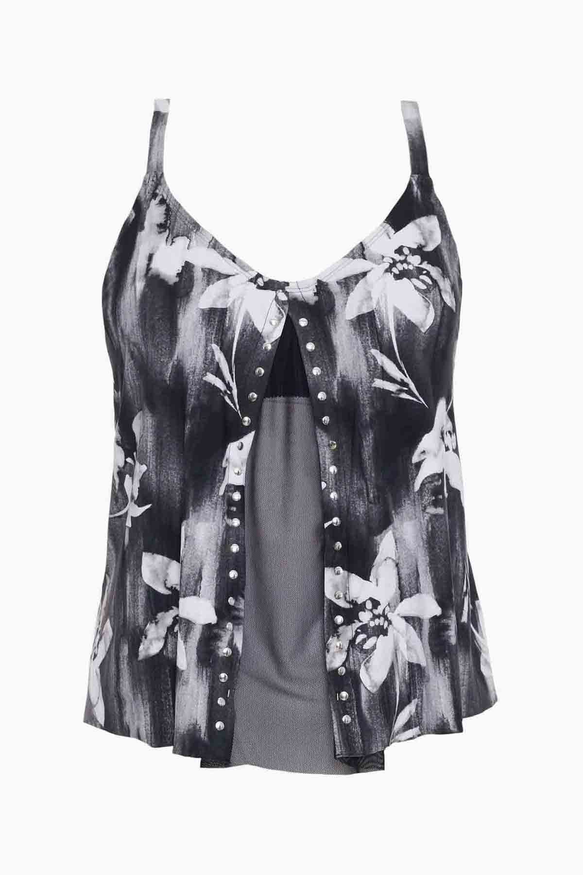 Amoressa Ophelia Orion Tankini Black/Multi | Miraclesuit