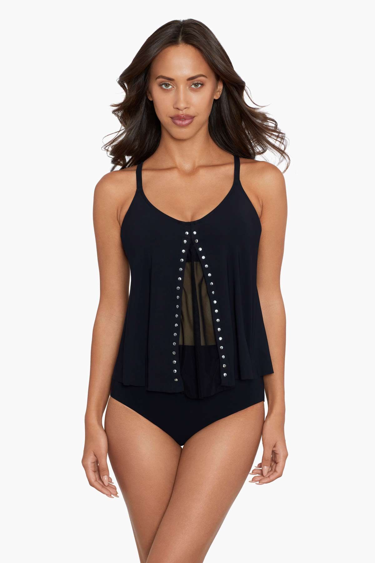 Amoressa Ophelia Orion Tankini Black/Multi | Miraclesuit