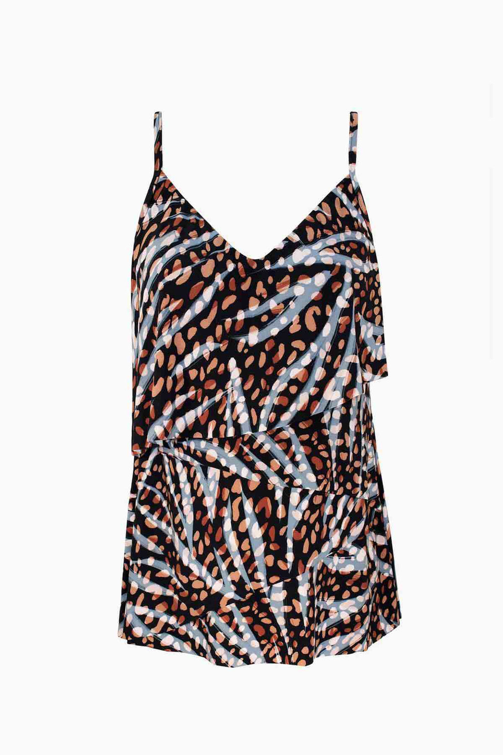 Magicsuit Natural Wonder Chloe Tankini Black/Multi | Miraclesuit