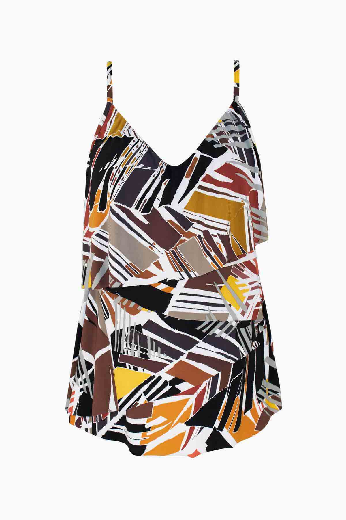 Magicsuit Leaf Through Chloe Tankini Multi | Miraclesuit
