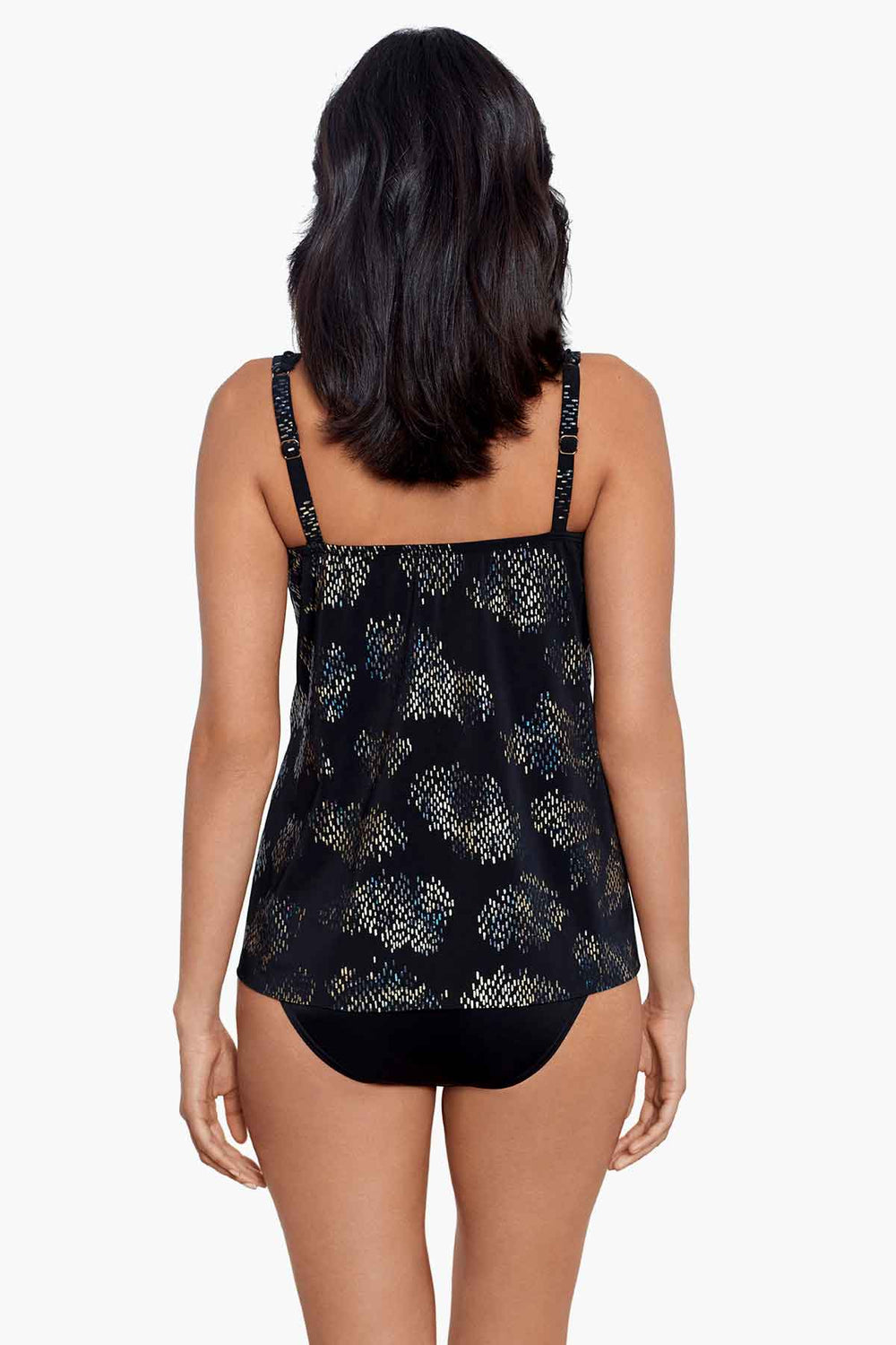 Iridium Mirage Tankini Black/Multi | Miraclesuit