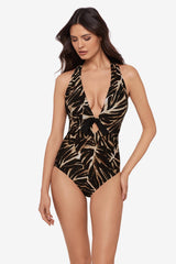 Magicsuit Desert Mirage Halle One Piece Swimsuit Black/Multi | Miraclesuit
