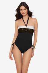 Magicsuit Block Party Anya One Piece Swimsuit Black | Miraclesuit