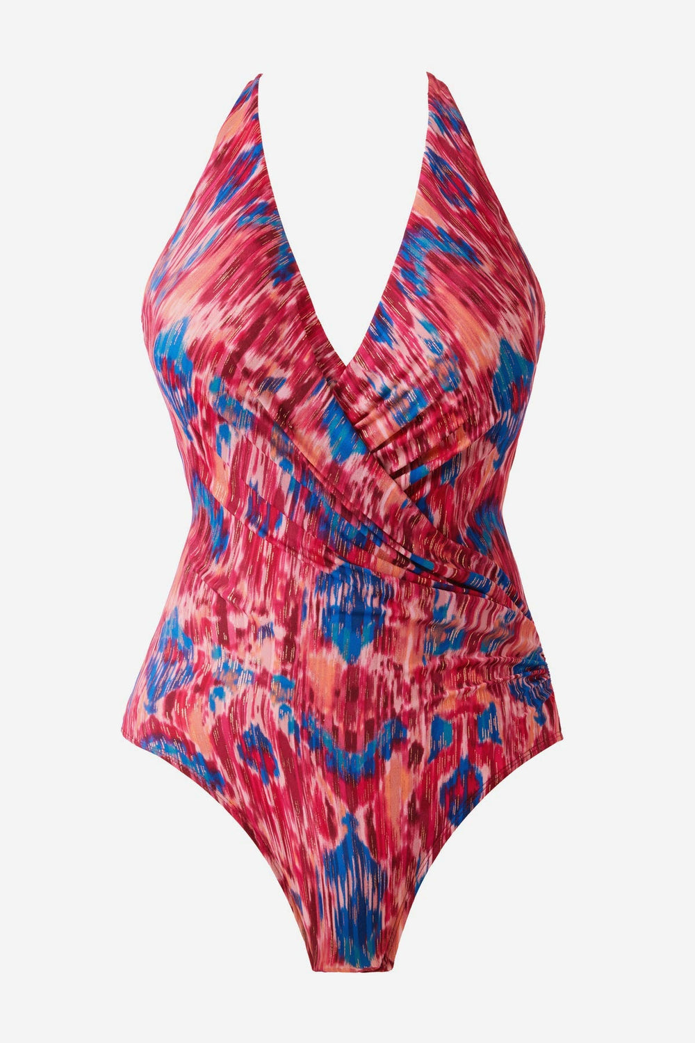 Wrapsody One Piece Swimsuit in Ikat Dorado Multi | Miraclesuit