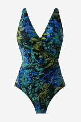 Plus Size Oceanus One Piece Swimsuit in Gasparilla Black/Multi | Miraclesuit