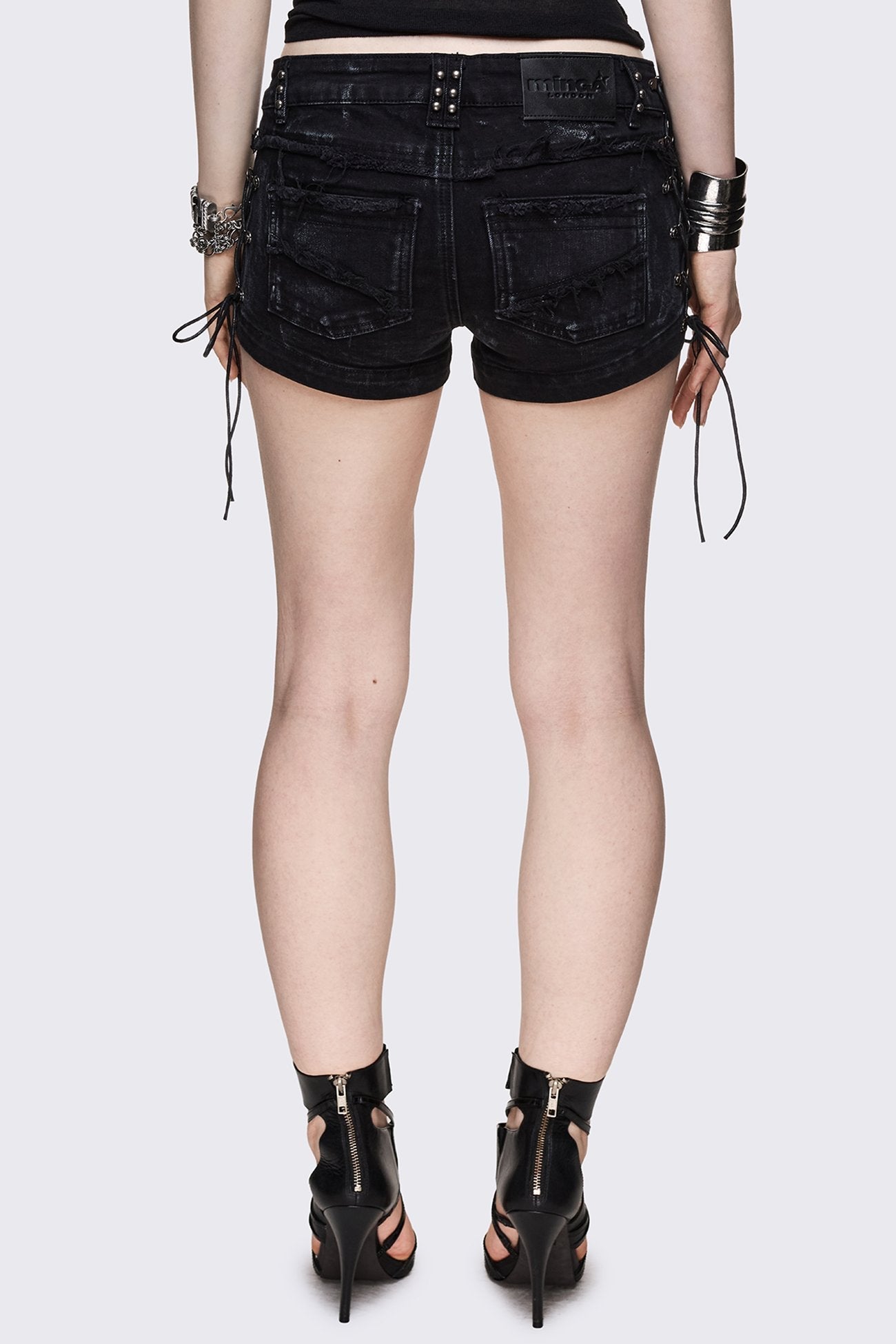 Minga London Dash Mini Denim Shorts