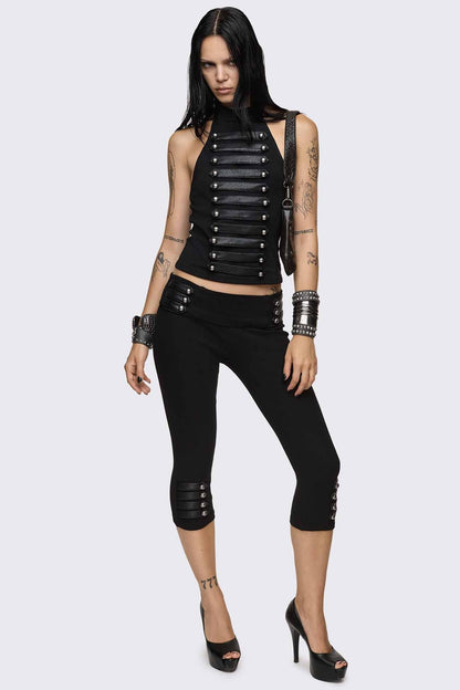 Minga London Legion Military Capri Pants