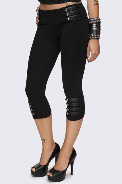Minga London Legion Military Capri Pants