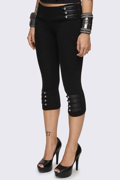 Minga London Legion Military Capri Pants
