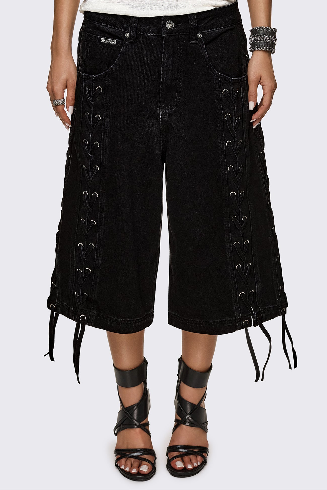 Minga London Tension Lace-Up Jorts