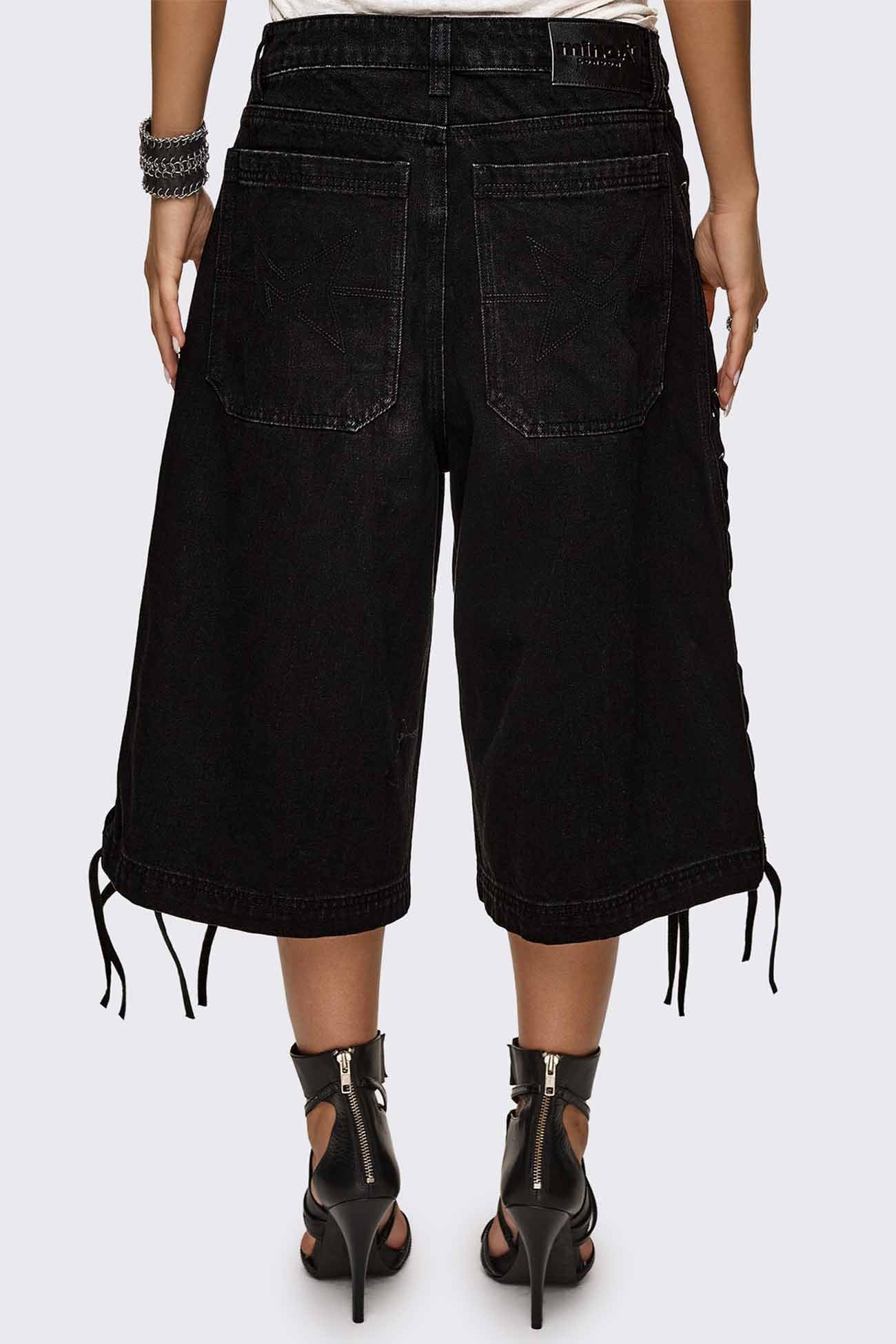 Minga London Tension Lace-Up Jorts