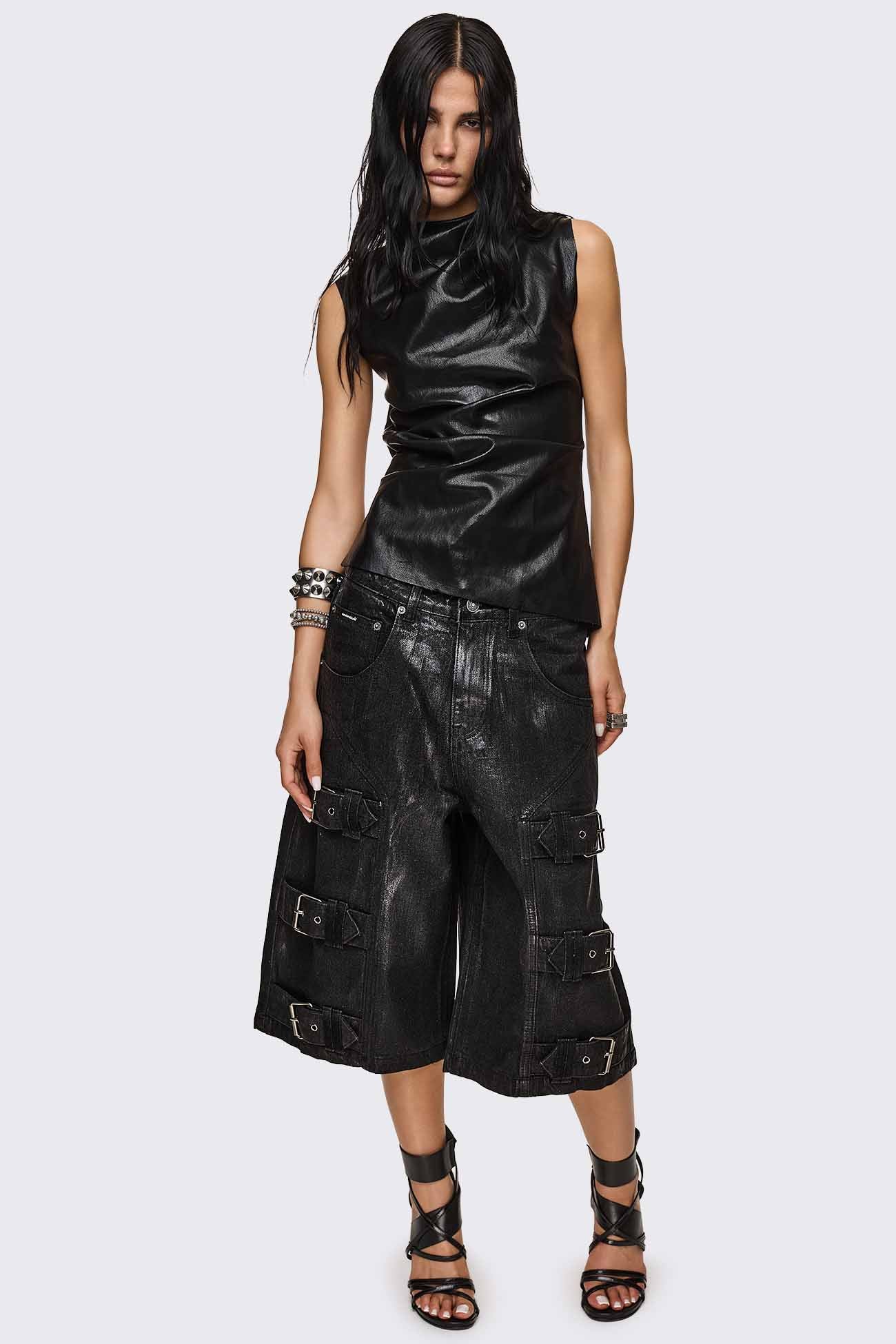 Minga London Buck Coated Jorts