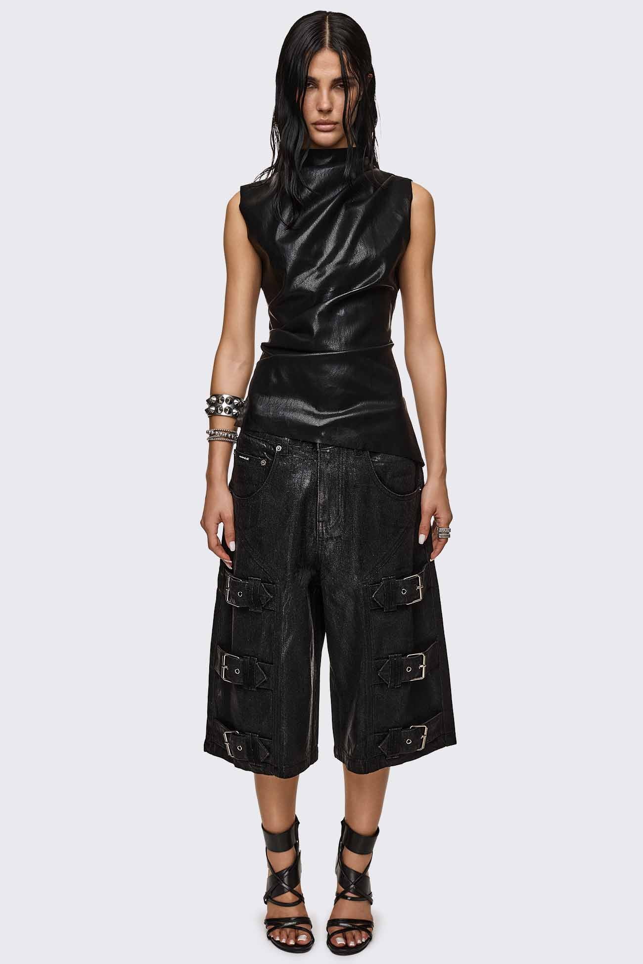 Minga London Buck Coated Jorts