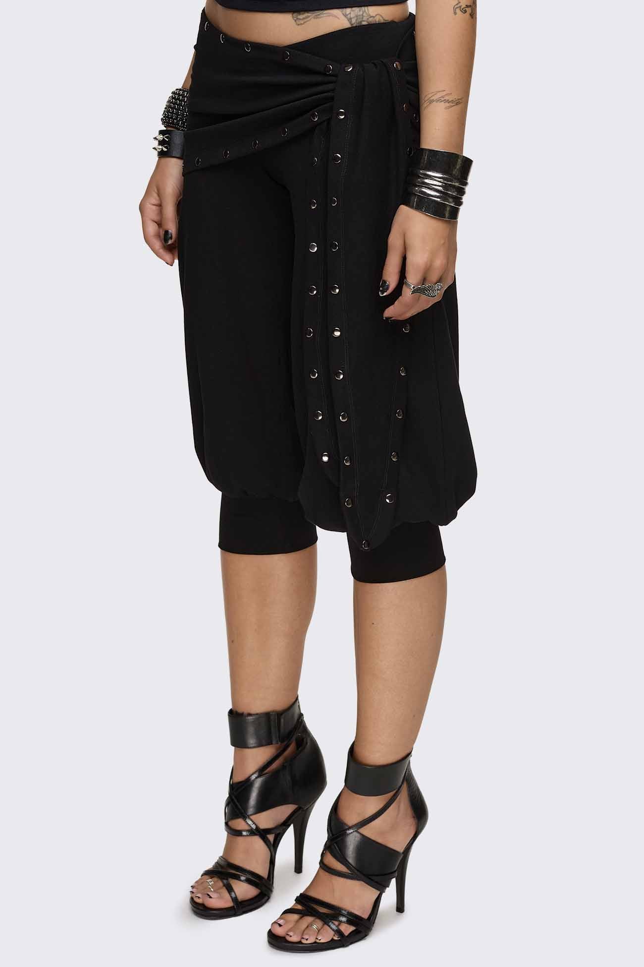 Minga London Dead Tide Studded Balloon Capri Pants