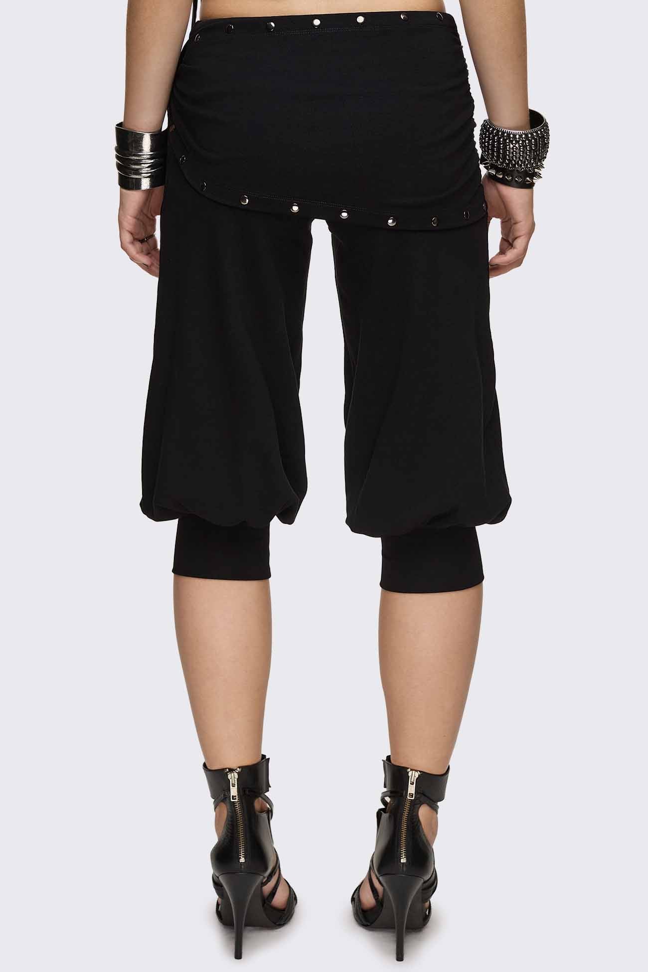 Minga London Dead Tide Studded Balloon Capri Pants