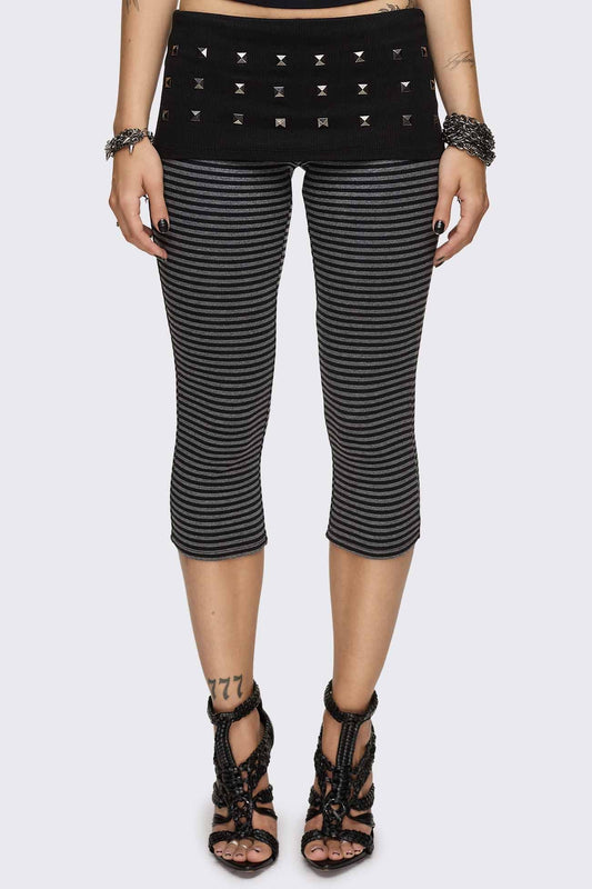 Minga London Vonn Striped Capri Pants