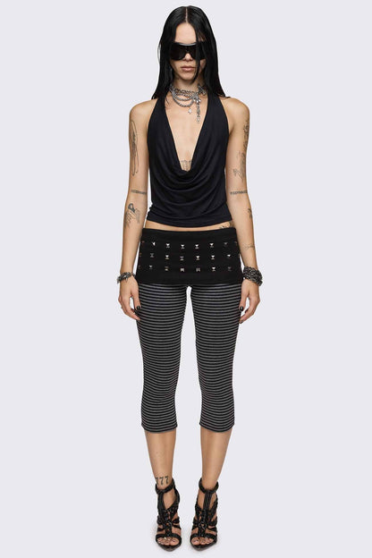 Minga London Vonn Striped Capri Pants