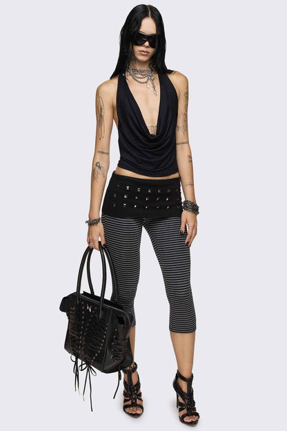 Minga London Vonn Striped Capri Pants