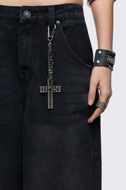 Minga London Black Washed Jorts