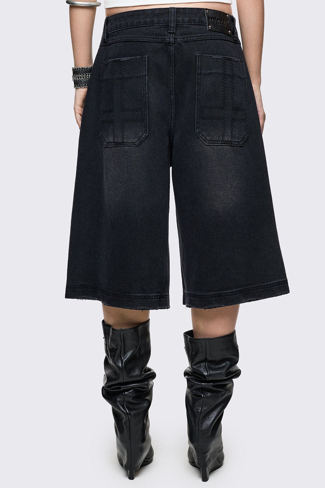 Minga London Black Washed Jorts