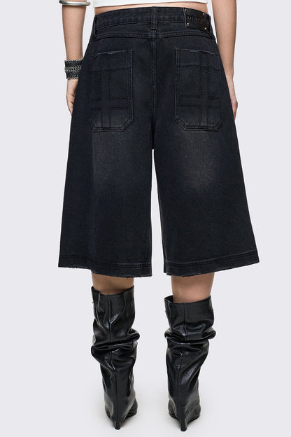 Minga London Black Washed Jorts
