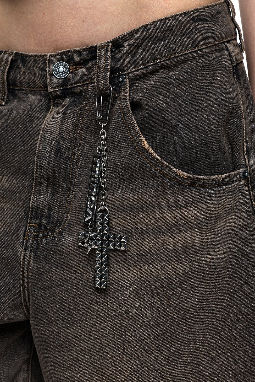 Minga London Brown Washed Jorts