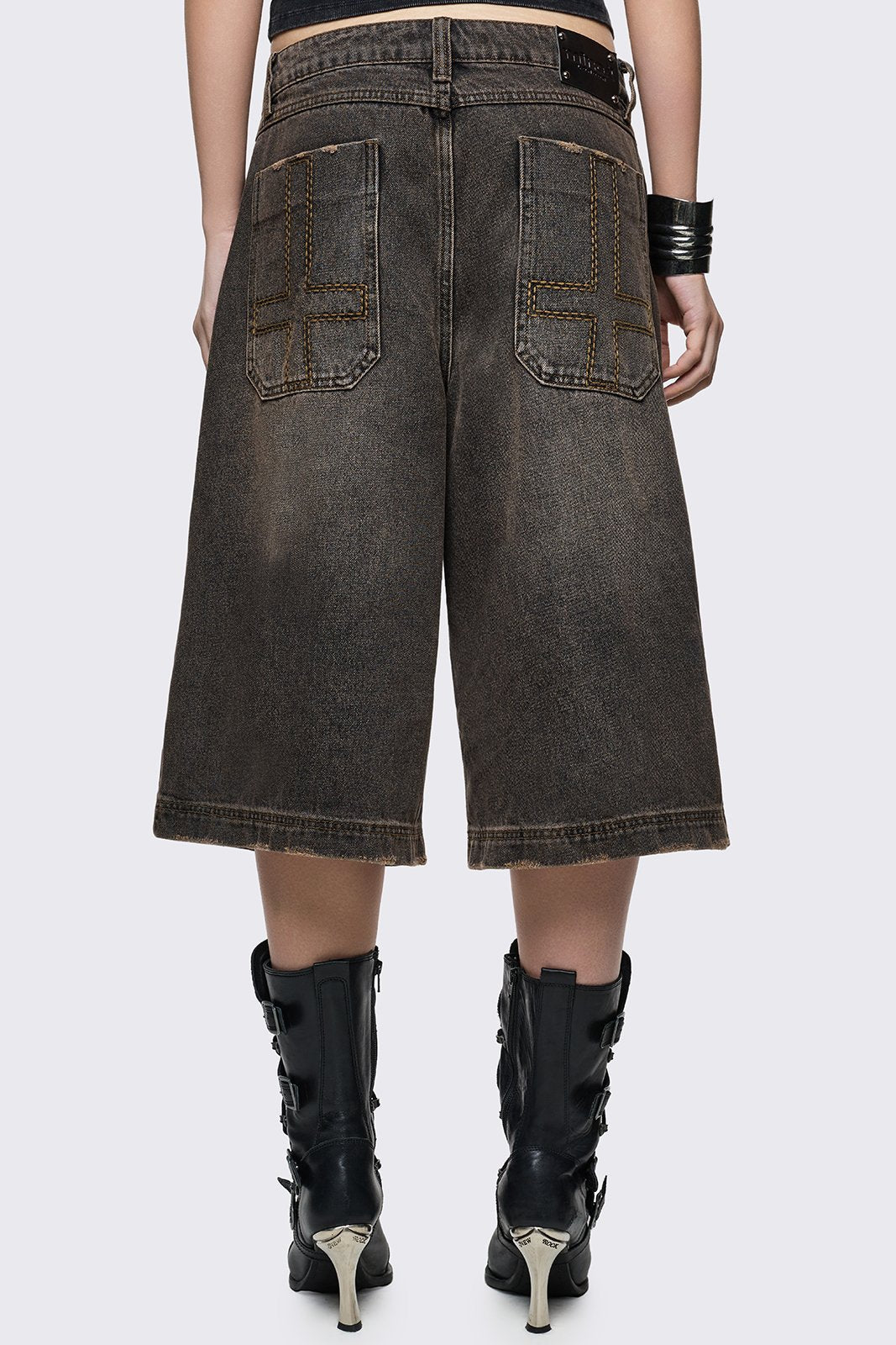 Minga London Brown Washed Jorts