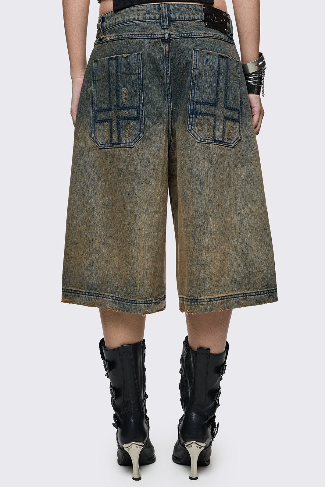 Minga London Dust Ombre Washed Jorts